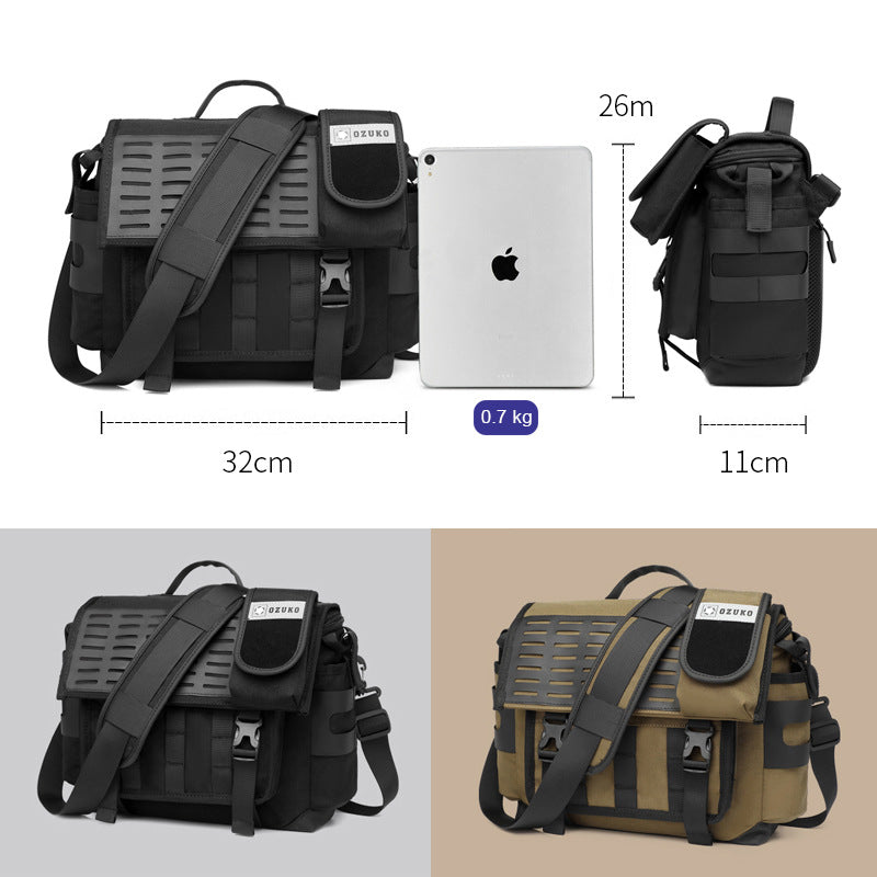 Messenger bag large capacity men's shoulder bag outdoor waterproof men's shoulder bag crossbody bag Messenger bag