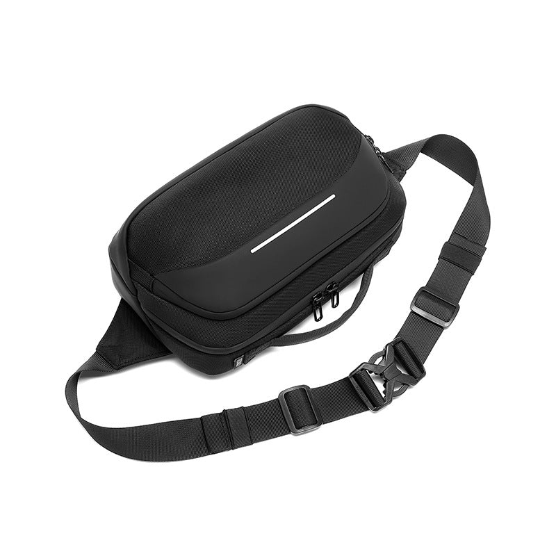 Ozuko new men's waist bag wholesale camouflage waterproof crossbody bag large capacity business men's crossbody chest bag