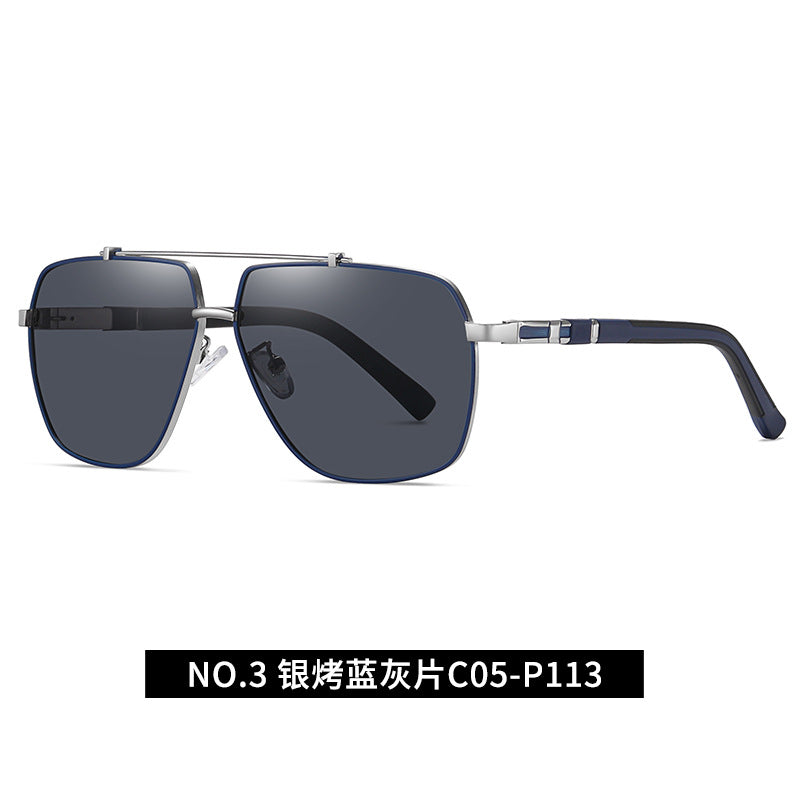 Factory 2022 new sunglasses men's polarized sunglasses 6321 two-color large frame spring sunglasses in stock