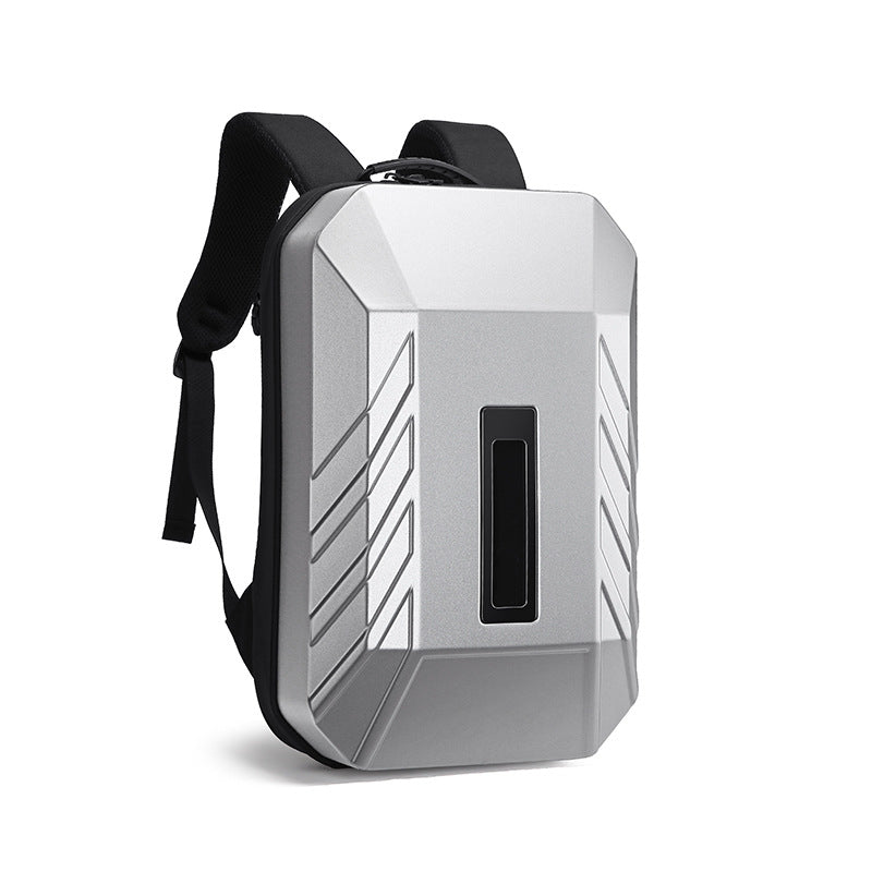 ozuko new business backpack men's PC hard shell computer bag smart trendy cool LED men's backpack backpack