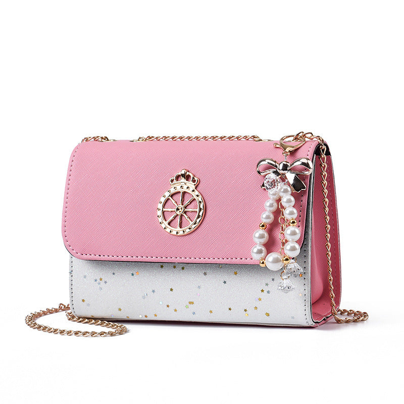 Women's bag wholesale spring and summer new Korean style versatile crossbody bag shoulder fashion chain bag mobile phone bag coin purse