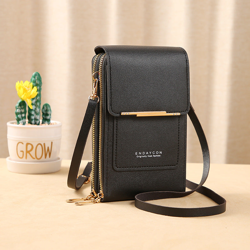 ENDAYCON touch screen mobile phone bag female small messenger cute small bag fashion key bag for mobile phone