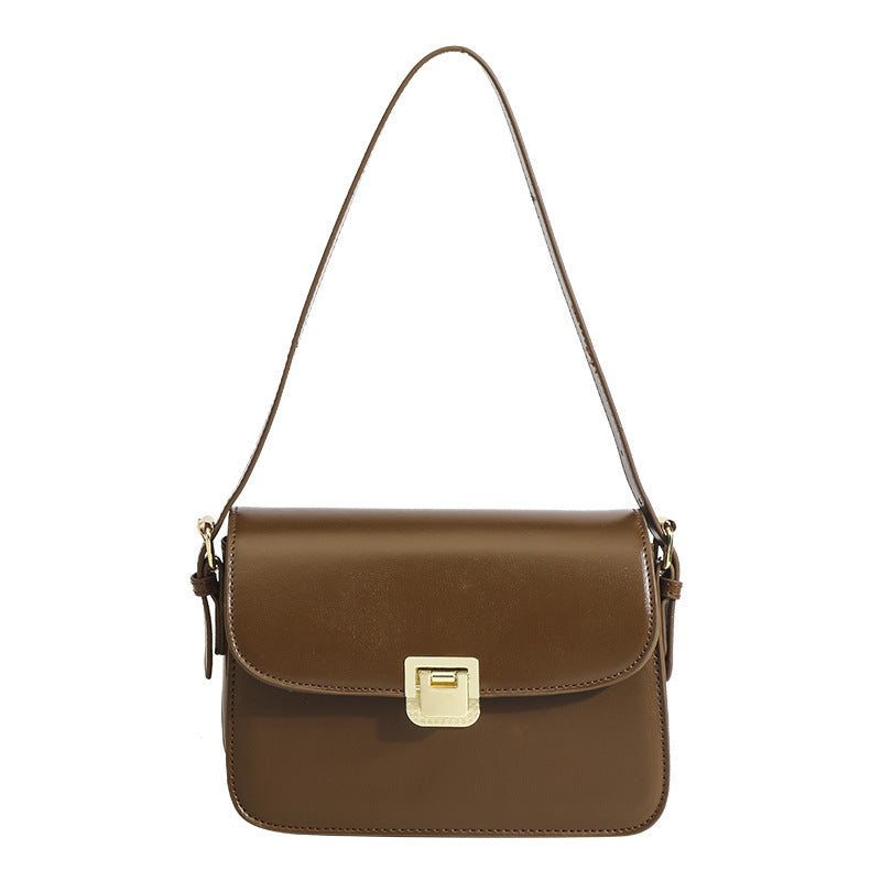 Women's Bags 2023 New Tofu Bag European and American Retro One-Shoulder Underarm Small Square Bag Women's Fashion Versatile Crossbody Bag