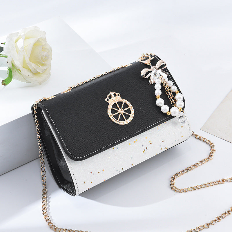 Women's bag wholesale spring and summer new Korean style versatile crossbody bag shoulder fashion chain bag mobile phone bag coin purse