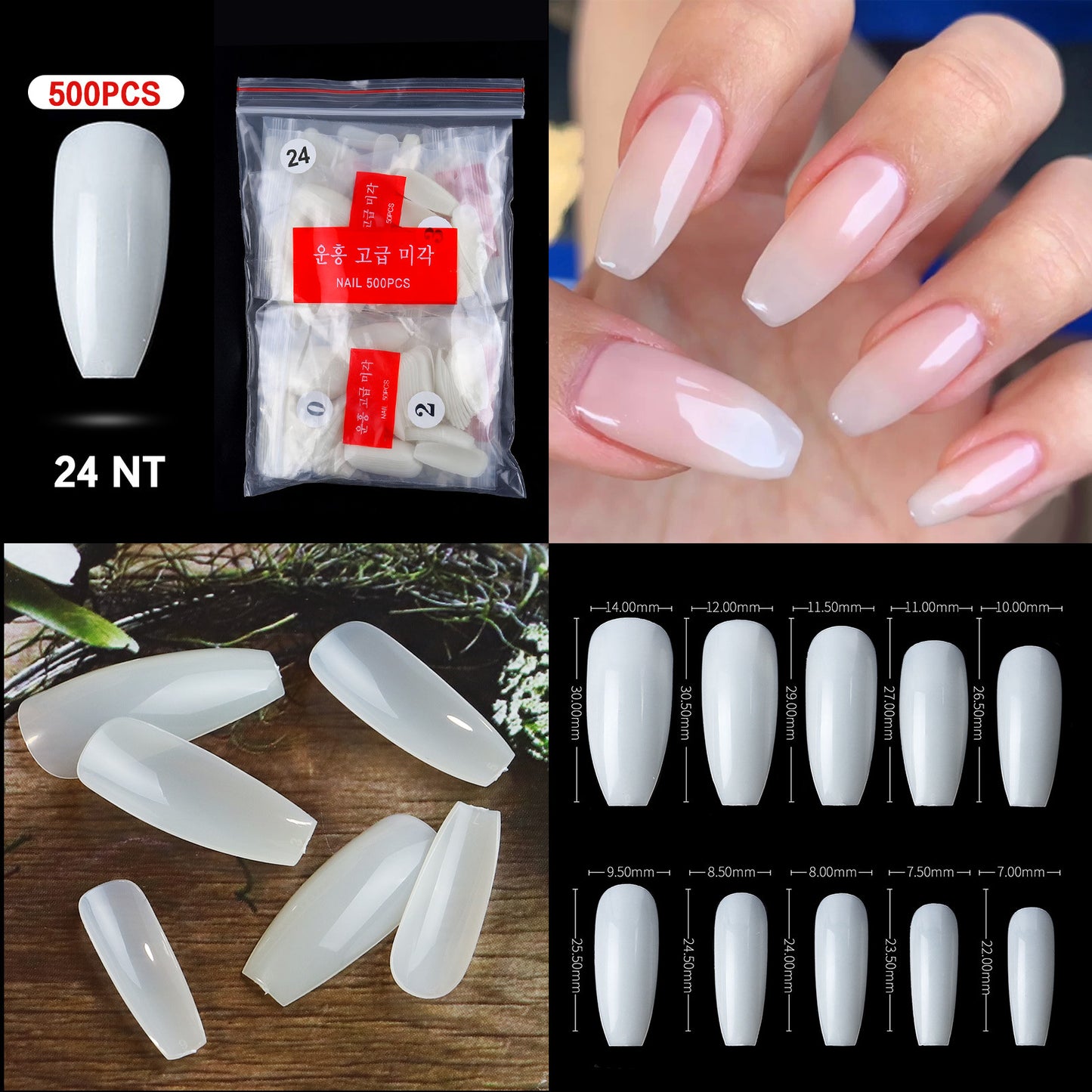 Cross-border nail manicure French style full patch half patch fake nail patch handmade wear manicure factory wholesale