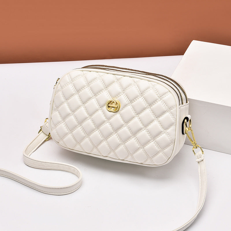 Factory direct sales bags for women 2022 new textured crossbody bag soft leather high elastic fashion versatile shoulder bag mobile phone bag