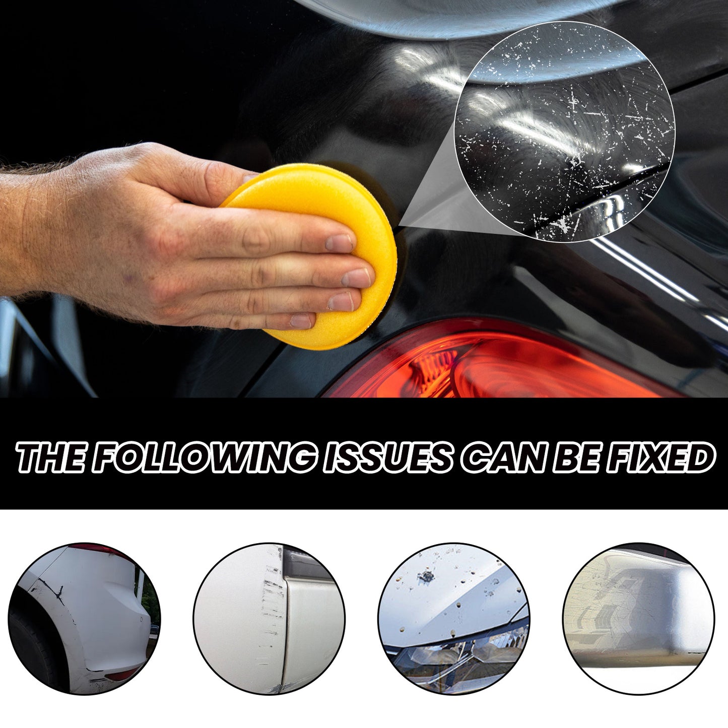 Rayhong car scratch wax car paint protection polishing scratch removal maintenance paint surface repair cleaning decontamination abrasive