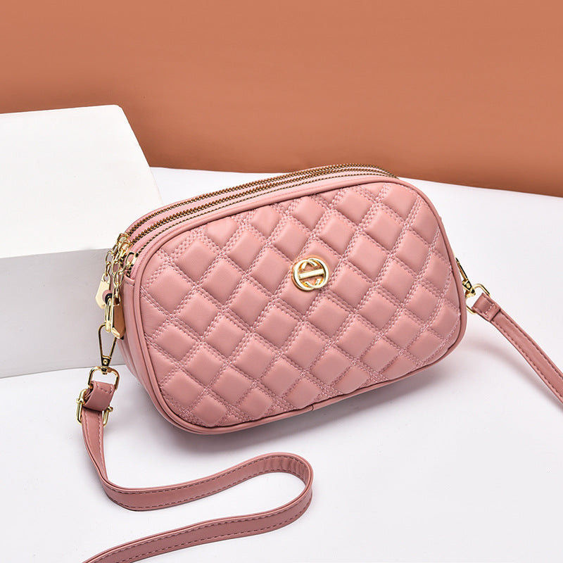 Factory direct sales bags for women 2022 new textured crossbody bag soft leather high elastic fashion versatile shoulder bag mobile phone bag