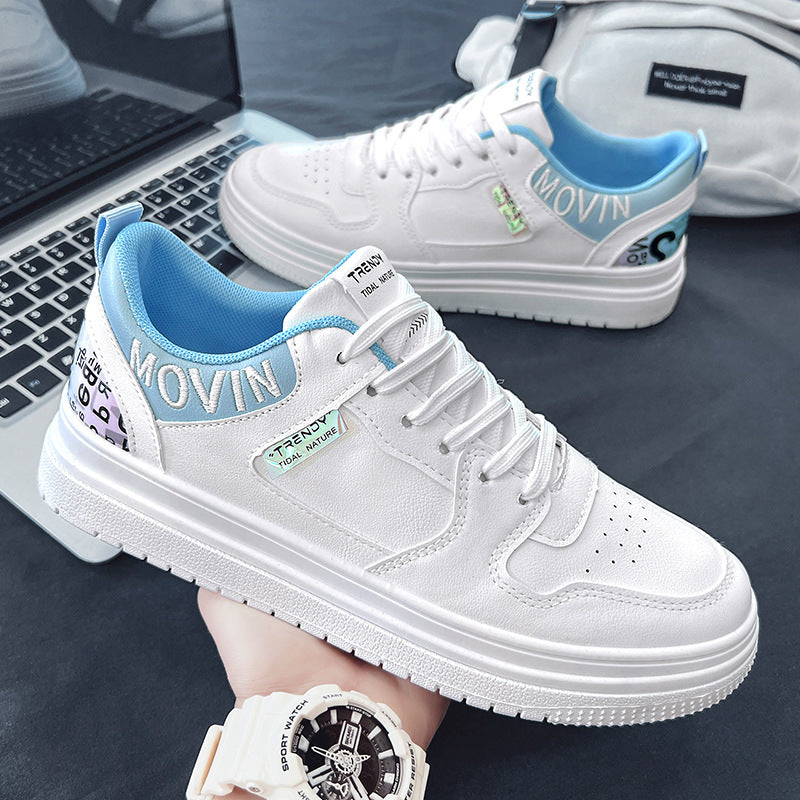 Shoes men's 2023 new trendy men's handsome all-match casual sports shoes men's non-slip breathable small white board shoes men