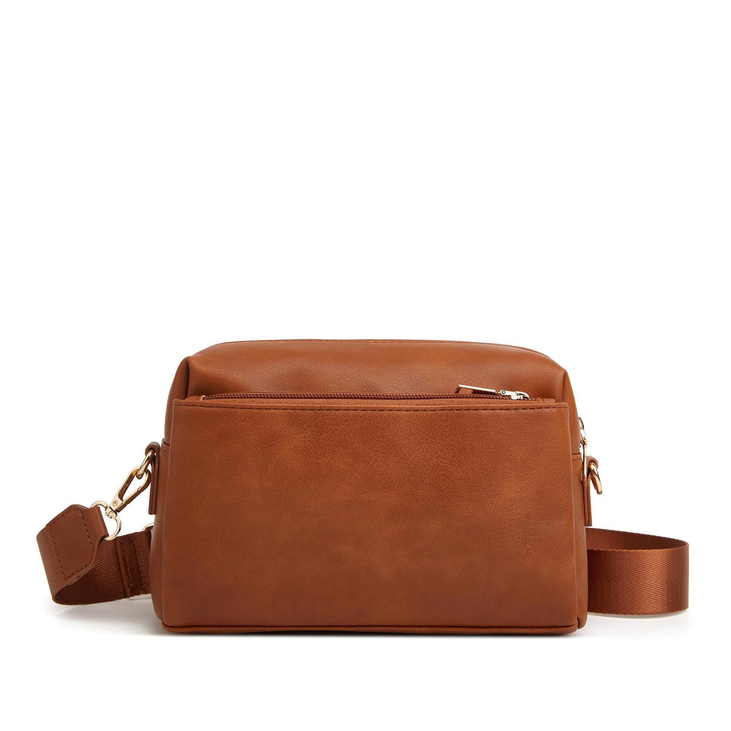 Women's bag single shoulder crossbody small bag 2023 new multi-zipper water repellent PU women's bag women's small square bag