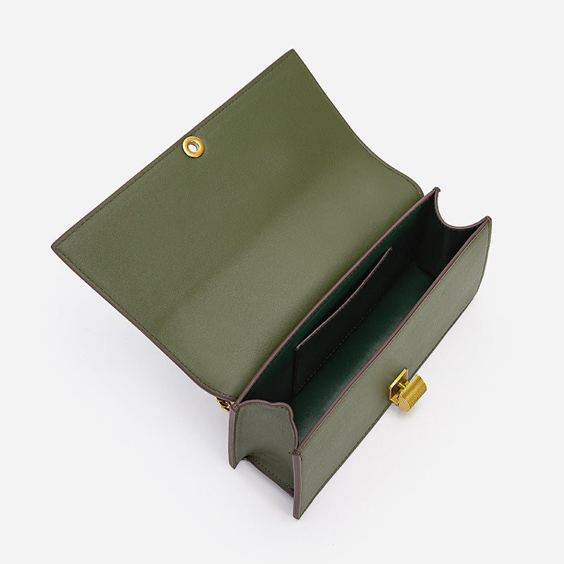 2023 Spring and Summer New Women's Bags Versatile Diamond Chain Bags Niche Solid Color Underarm Small Square Bags Fashion Shoulder Bags