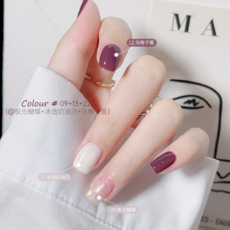 bk no-bake, non-peelable, long-lasting, quick-drying, water-based nail polish, ice-clear jelly, no odor, available for pregnant women and students, wholesale