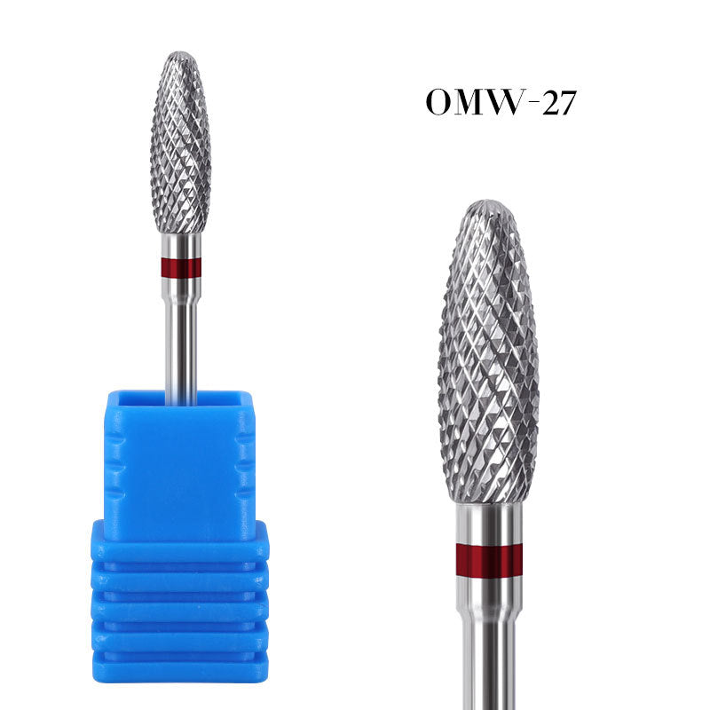 Nail polishing head, manicure tungsten steel polishing head, polishing and removal, manicure shop special collection, factory wholesale