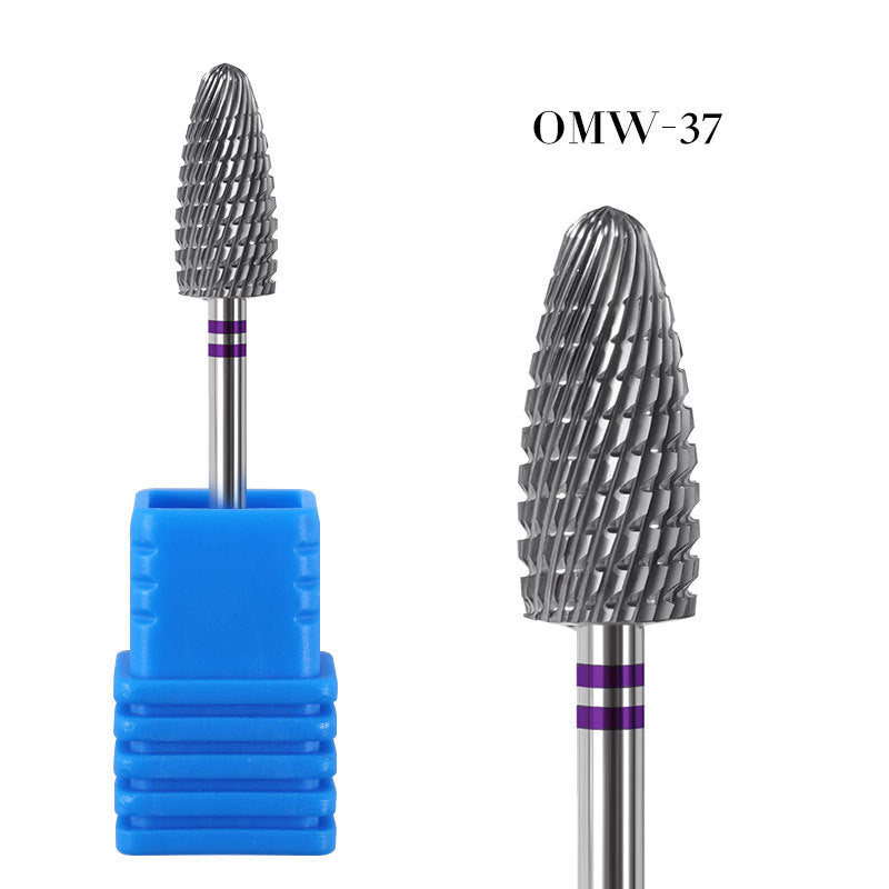 Nail polishing head, manicure tungsten steel polishing head, polishing and removal, manicure shop special collection, factory wholesale