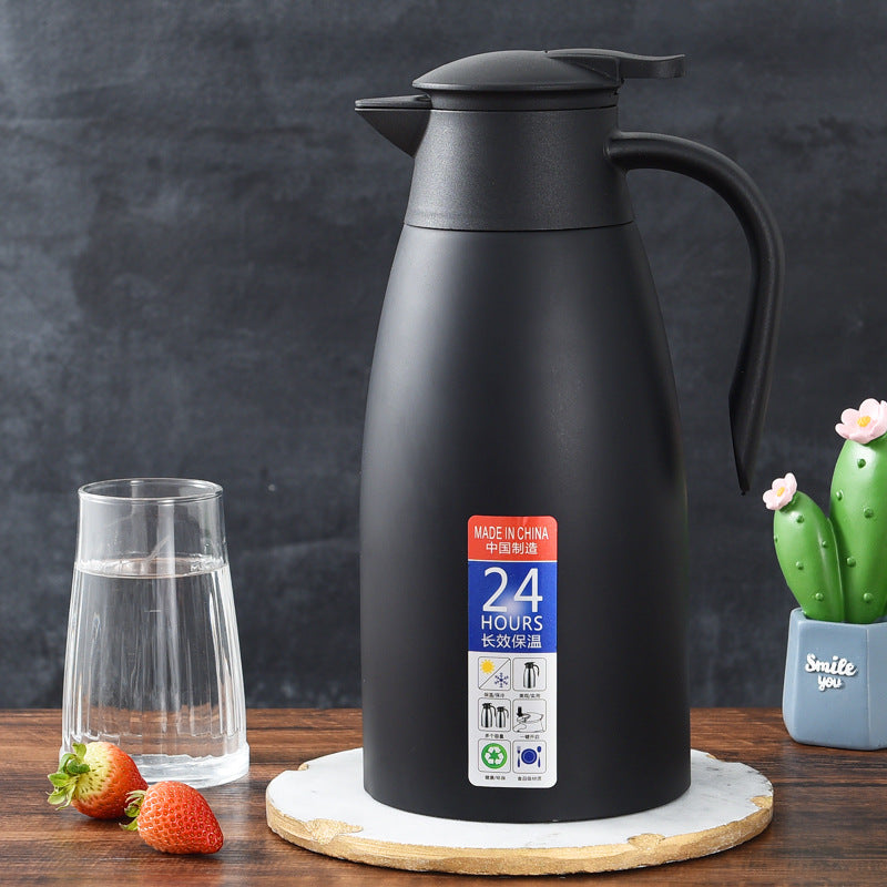 Factory direct sale 304 stainless steel vacuum insulation pot coffee pot welcome pot hotel warm pot gift for cross-border activities