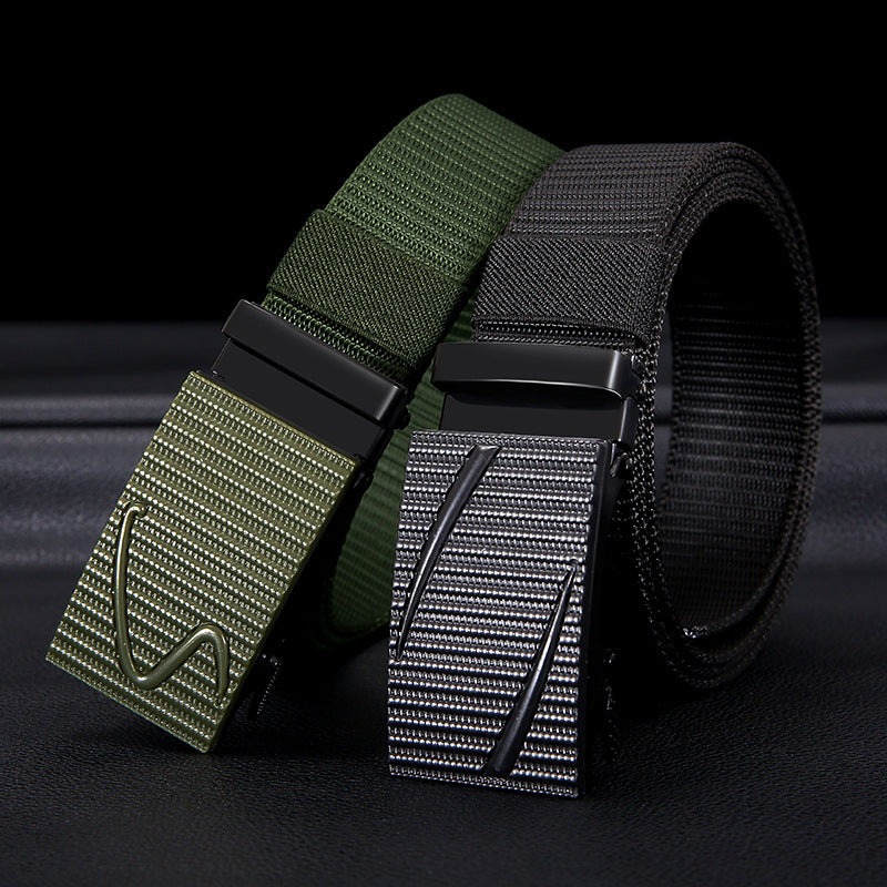 Unisex Tactical Belt Outdoor Sports Leisure Canvas Nylon Pants Belt Jeans Cargo Belt Wholesale
