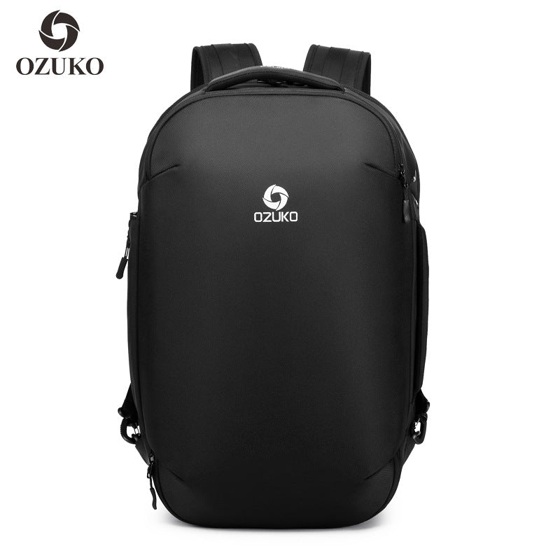 ozuko new travel backpack trendy business computer bag outdoor multifunctional simple men's backpack 