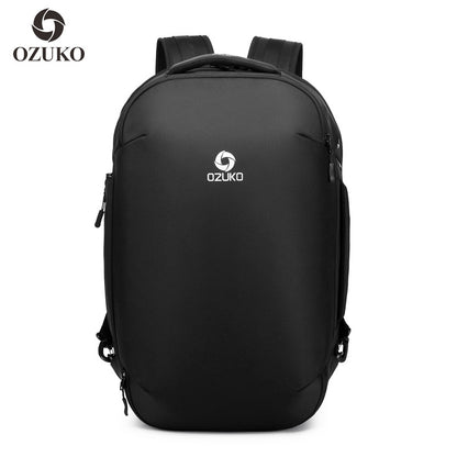 ozuko new travel backpack trendy business computer bag outdoor multifunctional simple men's backpack 