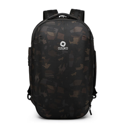 ozuko new travel backpack trendy business computer bag outdoor multifunctional simple men's backpack 