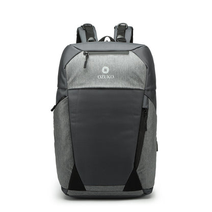 ozuko new waterproof college student backpack 15.6 inch business backpack college student Oxford cloth computer bag