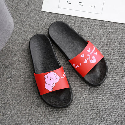 春夏季新款拖鞋女韩版学生时尚休闲室内居家防滑凉拖厚底外穿女鞋