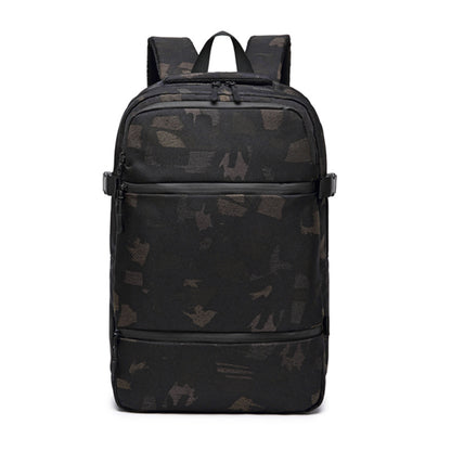 Ozuko new backpack men's business computer bag Korean style casual middle school student bag travel waterproof backpack 