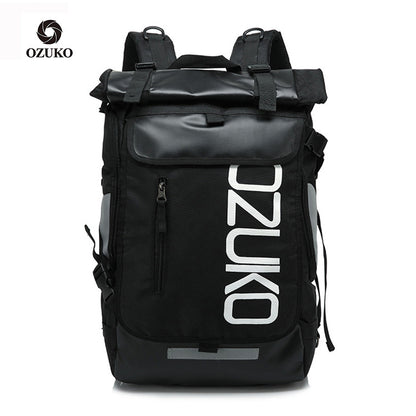 Trendy brand schoolbag college student business Oxford cloth computer backpack men's casual men's backpack backpack 