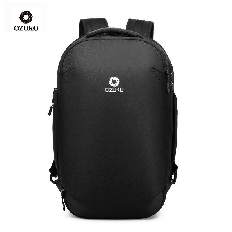 ozuko new travel backpack trendy business computer bag outdoor multifunctional simple men's backpack 