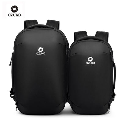 ozuko new travel backpack trendy business computer bag outdoor multifunctional simple men's backpack 