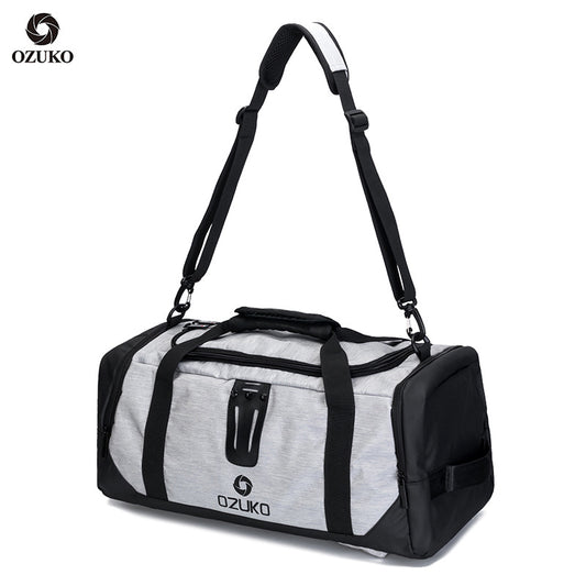 ozuko new business trip bag cross-border waterproof travel backpack outdoor portable fitness yoga sports bag 