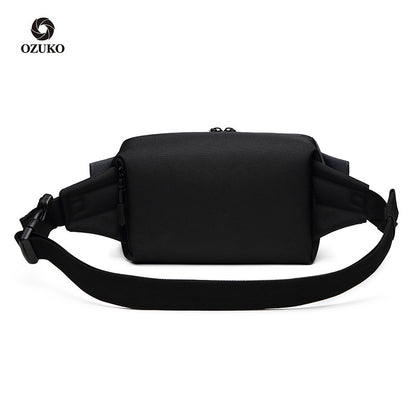 ozuko men's mobile phone waist bag wholesale sports waterproof chest bag men's outdoor men's mobile phone bag Fanny pack 