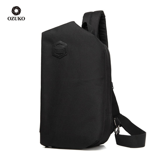 ozuko new chest bag men's sports casual shoulder bag men's single shoulder crossbody small bag factory direct sale