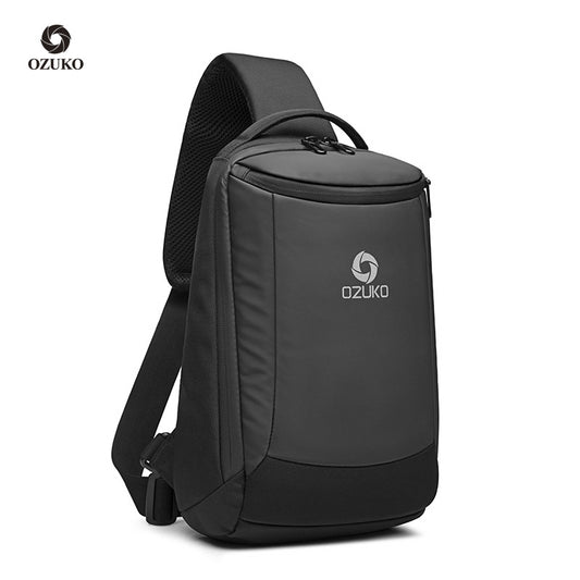 ozuko spot wholesale cross-body shoulder bag sports casual men's shoulder bag outdoor fashion trend chest bag for men 