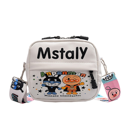 Fashionable and cute printed small bag for women 2020 autumn and winter new trendy Korean version student fashion wideband single shoulder crossbody bag 