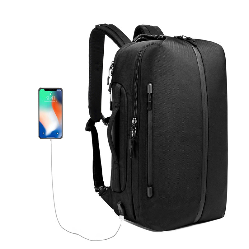 ozuko men's business travel backpack sports backpack men's 2021 new business casual computer bag 