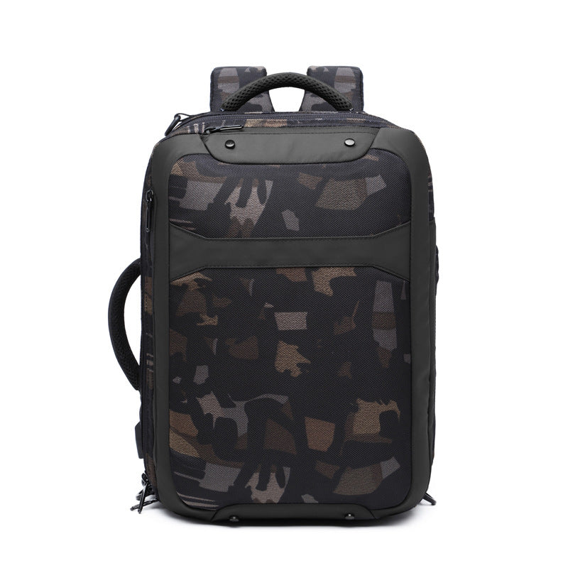 ozuko new backpack men's multi-functional business backpack student single shoulder fashion laptop backpack 