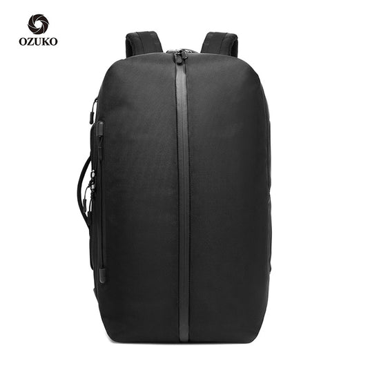 ozuko men's business travel backpack sports backpack men's 2021 new business casual computer bag 