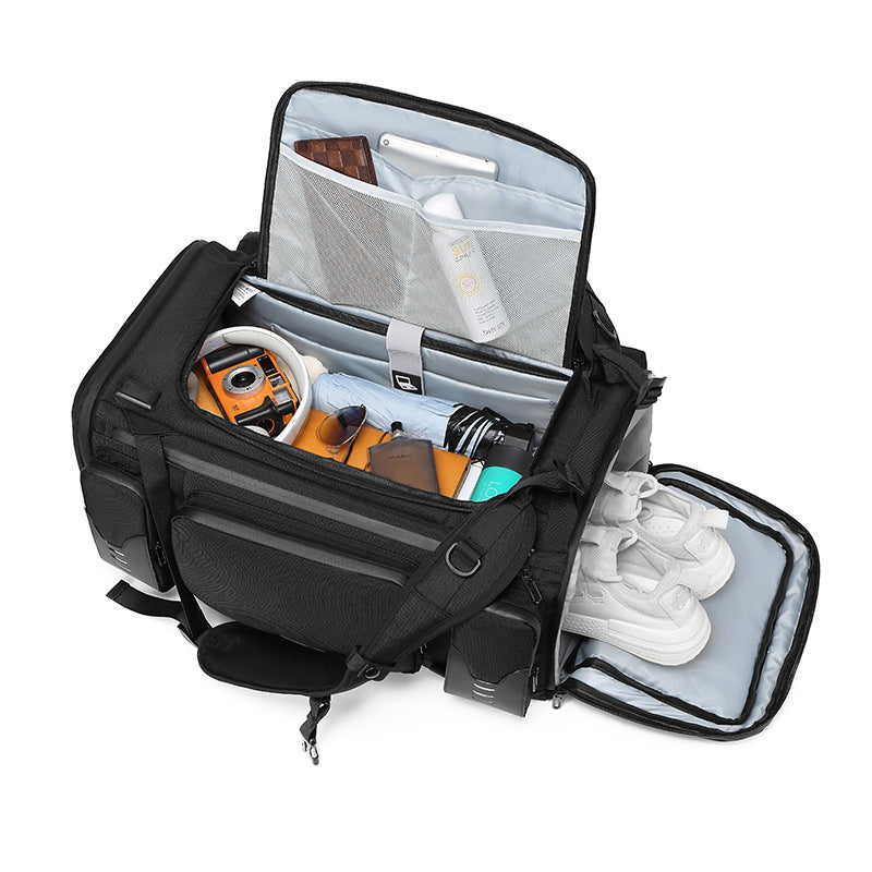 ozuko outdoor men's backpack ခရီးဆောင် ဘက်စုံသုံး ကွန်ပျူတာ ခရီးဆောင်အိတ် ပြင်ပအားကစား ကြီးမားသော စွမ်းရည်ရှိသော ကျောပိုးအိတ် 