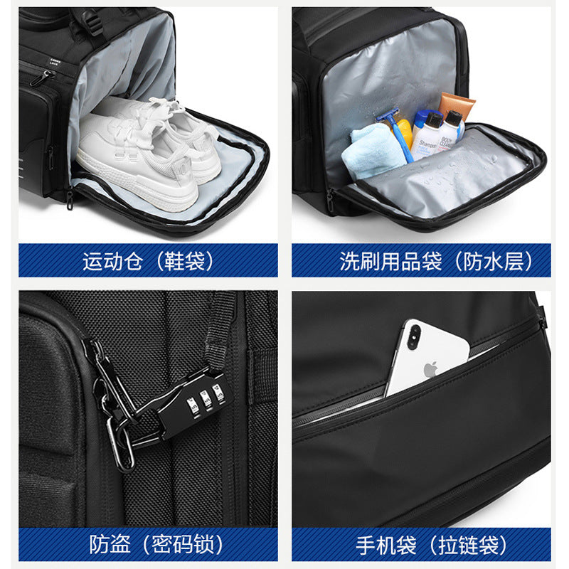 ozuko outdoor men's backpack ခရီးဆောင် ဘက်စုံသုံး ကွန်ပျူတာ ခရီးဆောင်အိတ် ပြင်ပအားကစား ကြီးမားသော စွမ်းရည်ရှိသော ကျောပိုးအိတ် 