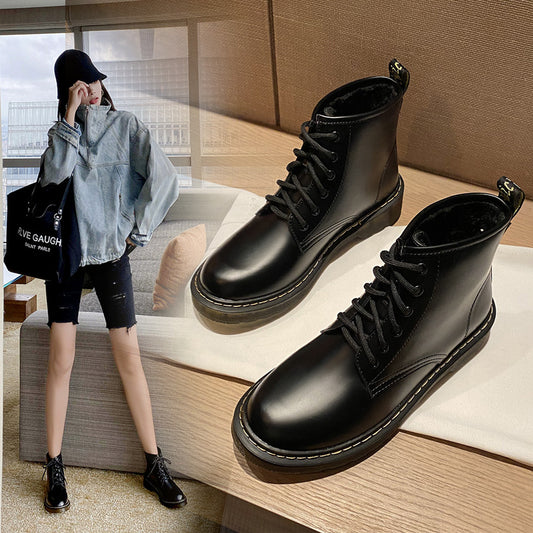 Short boots women's 2023 new autumn thin section Martin boots women's breathable retro British style student Korean version of the short boots 