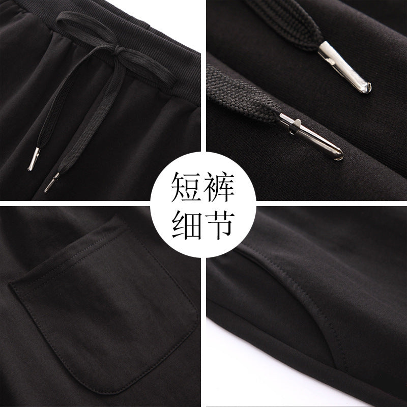 新品厂直供棉休闲男短裤运动户外跑步夏季松紧宽松裤子厂家D992