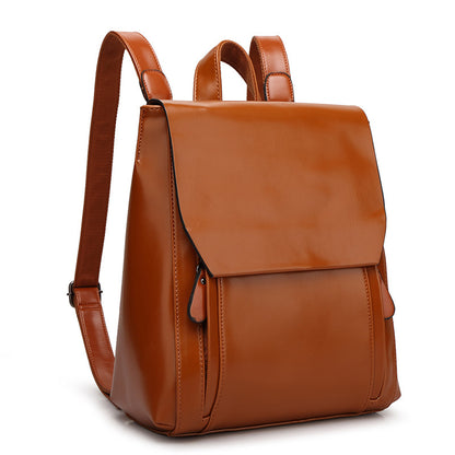2023 new pu backpack women's bag Korean version trendy fashion casual easy-to-wear backpack women's bag wholesale dropshipping 