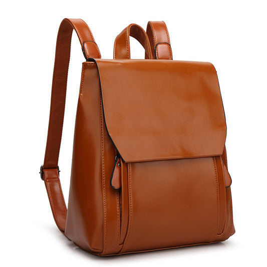 2023 new pu backpack women's bag Korean version trendy fashion casual easy-to-wear backpack women's bag wholesale dropshipping 