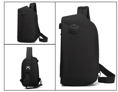 ozuko new chest bag men's sports casual shoulder bag men's single shoulder crossbody small bag factory direct sale