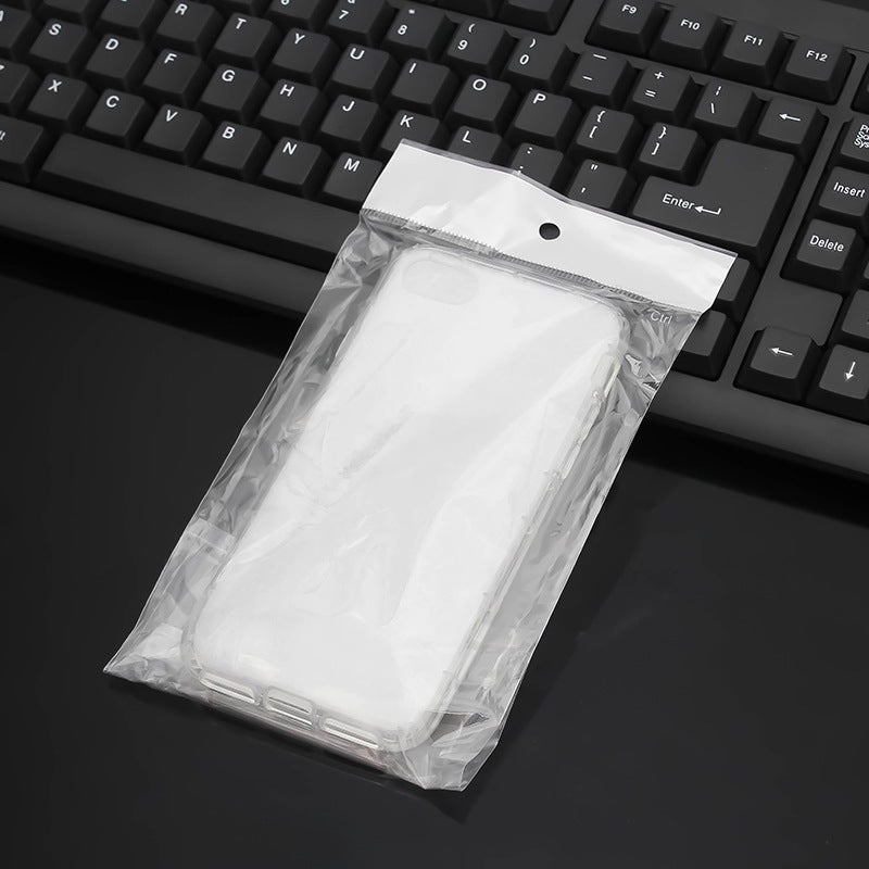适用iPhone11Pro 12 13 8Plus手机透明壳XR XSMax气囊防摔保护套