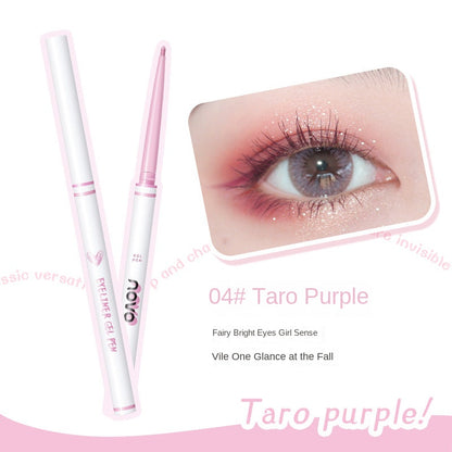 NOVO gel eyeliner pencil has a very fine touch and is smooth and natural in one stroke. It is not easy to smudge. 