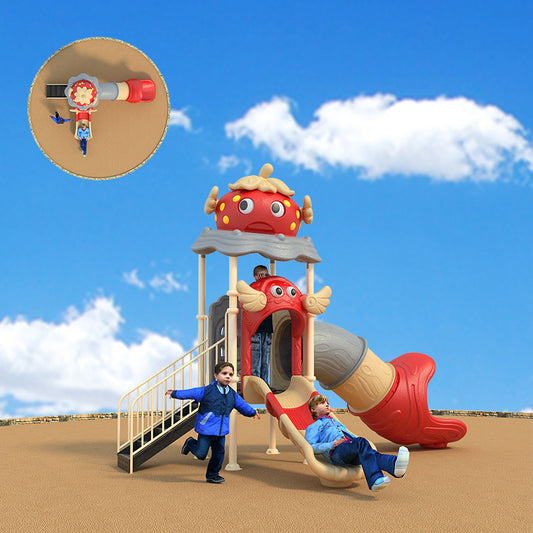 Strawberry Outdoor Combination Slide Little Doctor Magic Flying House Kindergarten Children's Amusement Park Outdoor Large-scale Amusement Park