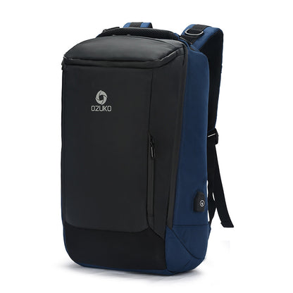 ozuko new business backpack men's outdoor multi-functional travel bag cross-border waterproof 17-inch computer backpack 