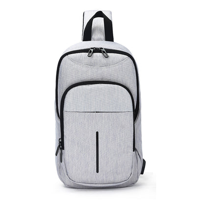 Ozuko new men's cross-body chest bag casual sports shoulder bag business trendy shoulder crossbody bag for men 