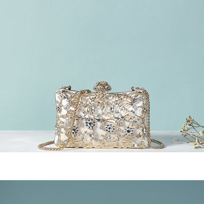 Bags for Women 2023 New Diamond-Encrusted Banquet Bags European and American Fashion Dinner Party Handbags Women's Clutch Bags 